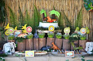 Lee más sobre el artículo Decoración para fiesta tematica de Dinosaurios