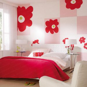 Lee más sobre el artículo Hermosas decoraciones de dormitorios en Blanco y Rojo
