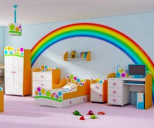 Lee más sobre el artículo Decoración  de dormitorios infantiles con arcoiris