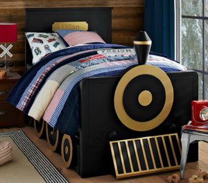 Lee más sobre el artículo Originales camas infantiles con forma de tren